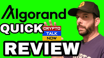 ALGORAND COIN & BLOCKCHAIN QUICK REVIEW #ALGORAND ISO20022 #ALGO #ALGORANDCRYPTO
