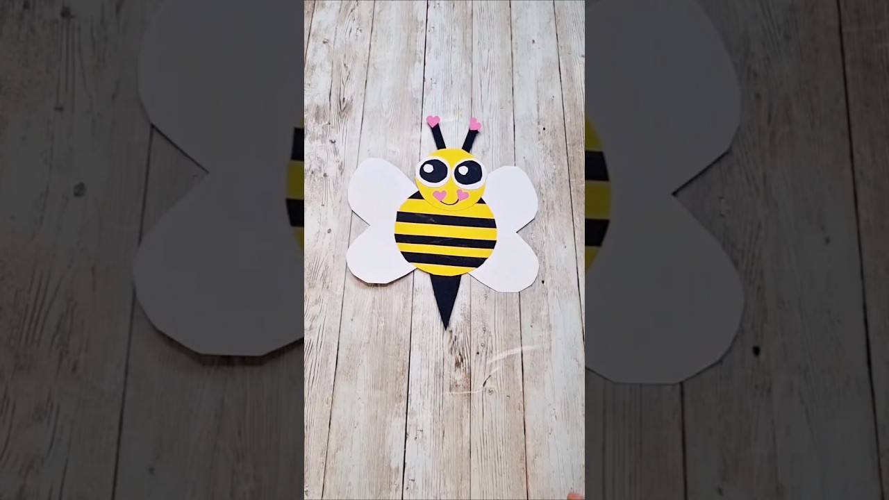 Bee Honey Bee Paper Craft Easy 