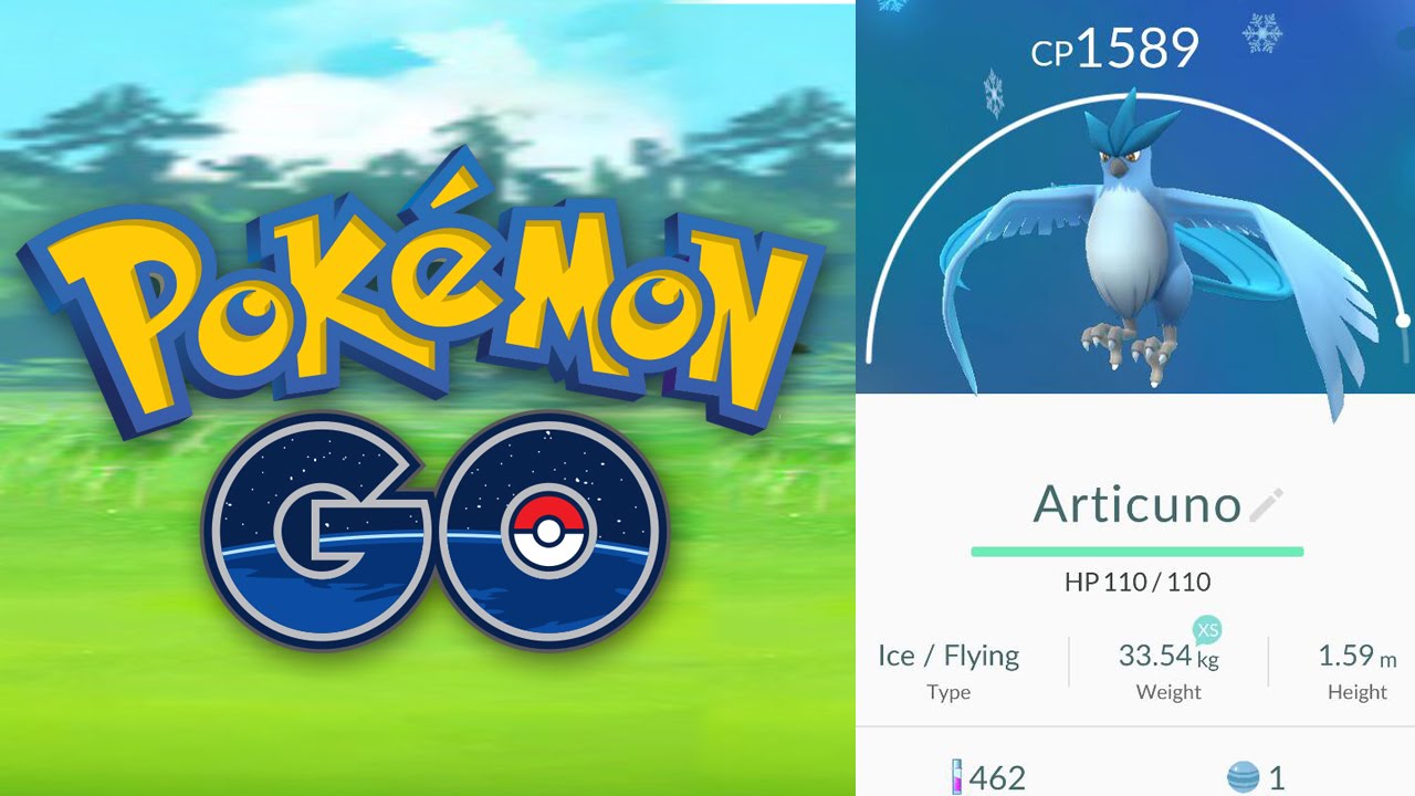 Articuno (Pokémon) - Pokémon Go