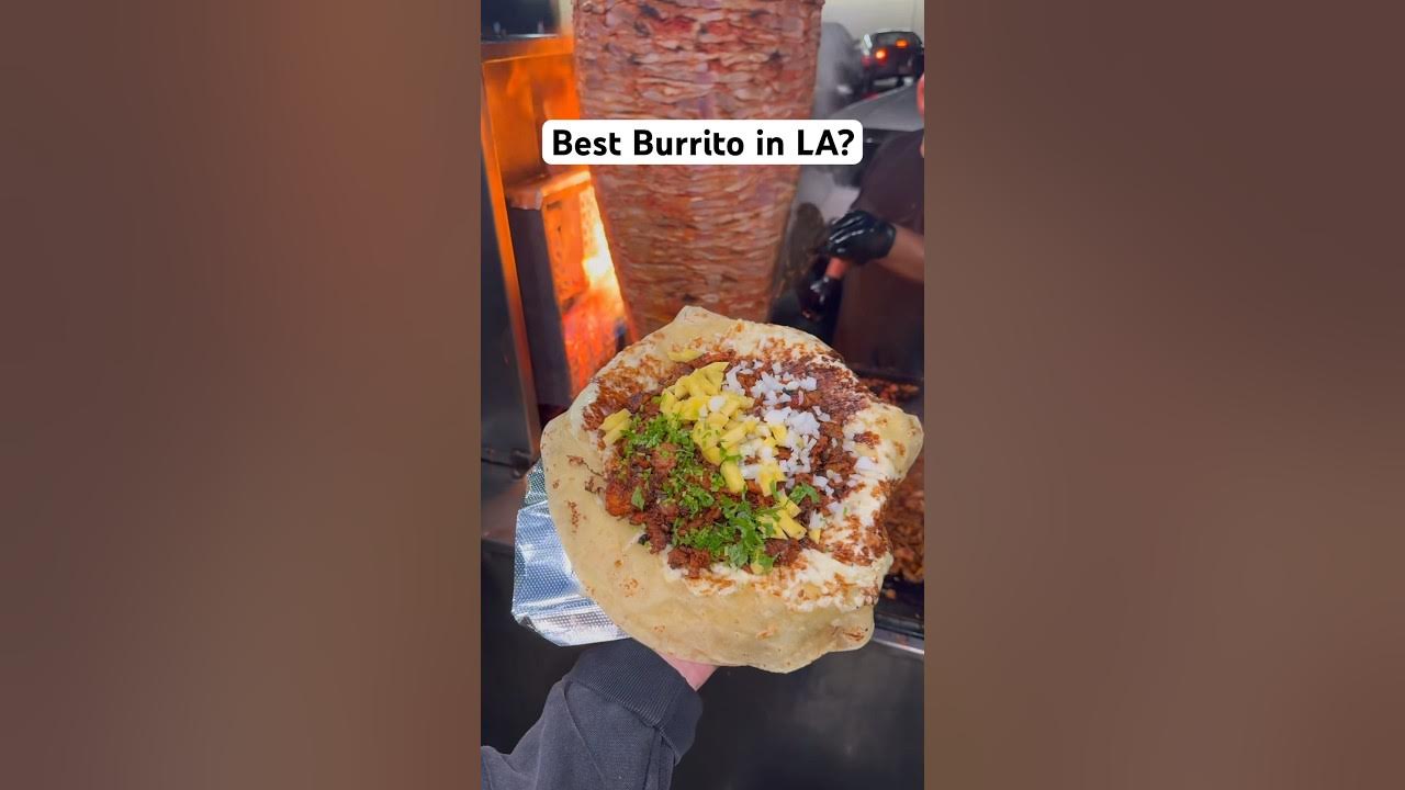 This is supposedly the best Burrito in LA 📍Brothers Cousins Tacos 