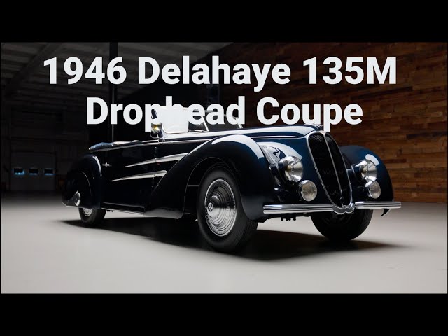 1946 Delahaye 135M Drophead Coupe - Selling Saturday April 27 at The Enthusiast Auction