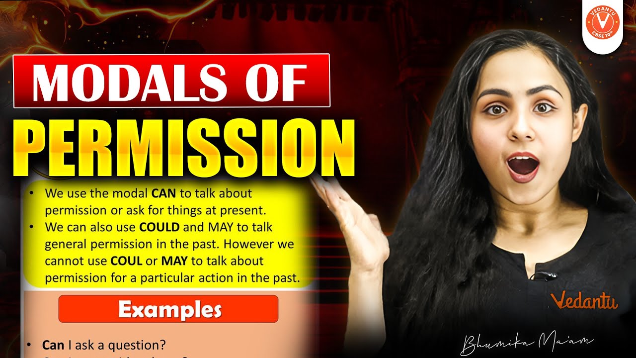 MODALS of PERMISSION! 🤯 Class 10 English Grammar (Can, May, Could ...