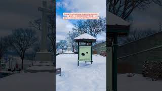 Quebec Train station and Plains of Abraham park