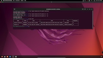 Install LXD on Ubuntu 22 Desktop