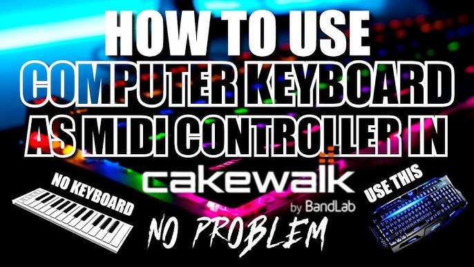 How to Use Computer Keyboard With Drum Kit on Cakewalk