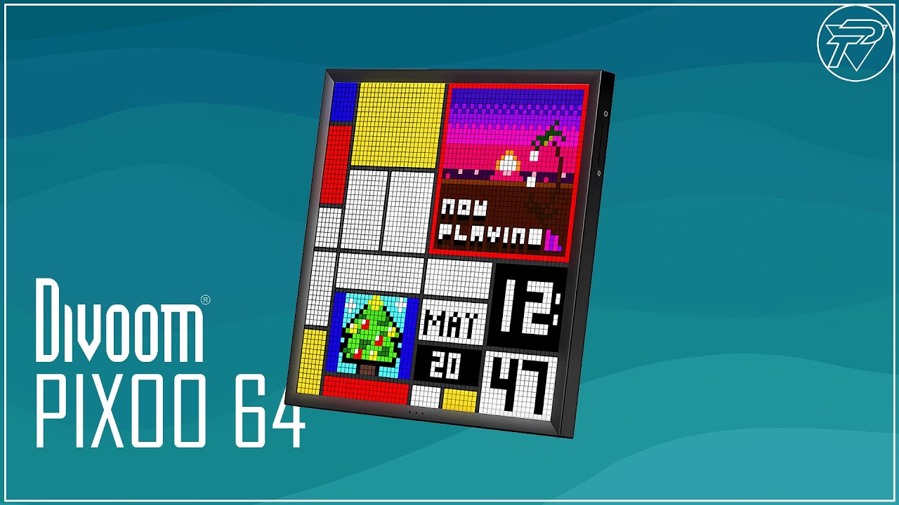 Divoom Pixxo 64 中古品 Amazon.com: Divoom Pixoo-64, 64 X 64 LED Panel Display Frame +