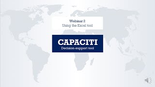 Webinar 2 on the CAPACITI decision-support tool