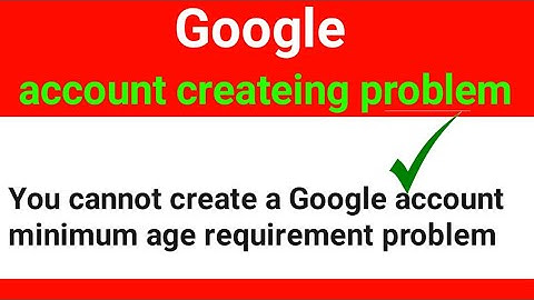 You cannot create a Google account minimum age requirement problem in android || Technical Mengal