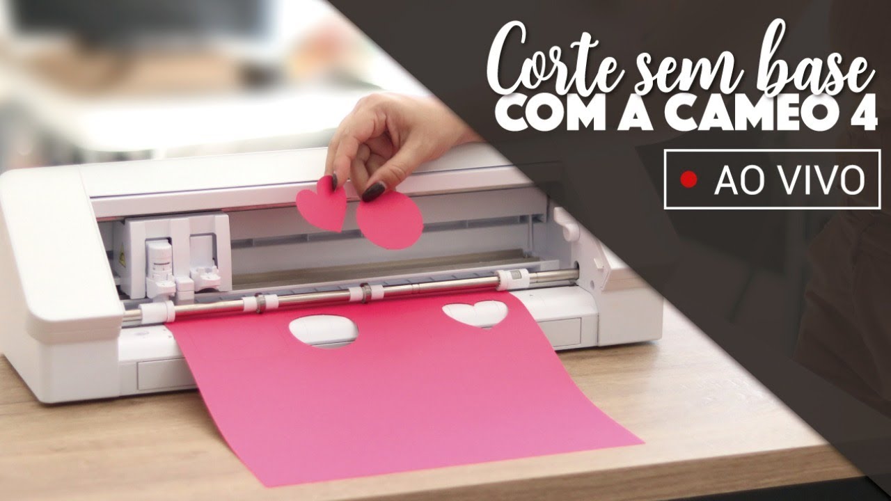 Dá para cortar papéis sem base com a Silhouette Cameo?