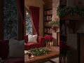Cozy Christmas Cabin by a Frozen Glacial Lake at Mystic Shores - Fireplace, Snow, Relax, #short