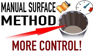 SOLIDWORKS - Using Surfaces to find the volume of a Shotglass (sensors)