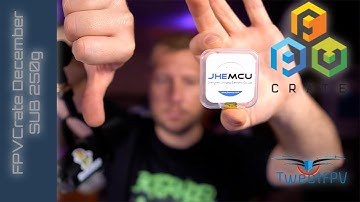 December 2021 FPV Crate sub 250g subscription service. #fpvcrater and #giveaway