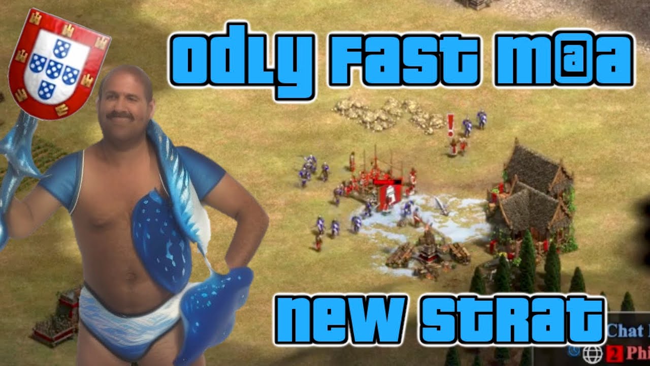 New P-Man Rush Strat: Double Barracks Portuguese Pre Lumber Camp Men at Arms. 20 Pop No Loom is Fast