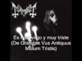 Mayhem - De Mysteriis Dom Sathanas (Subtitulado)