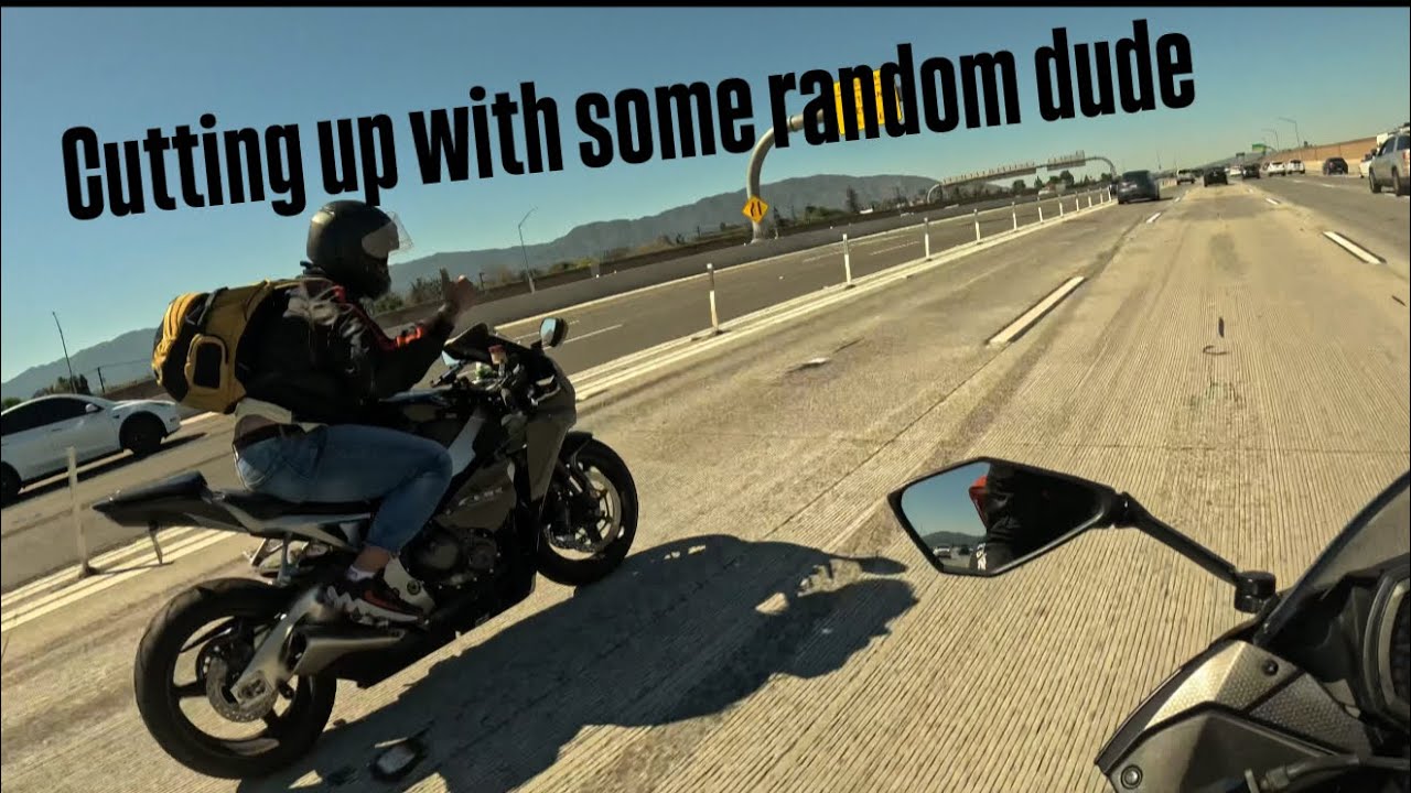 Random dude pulled up during my ride - YouTube