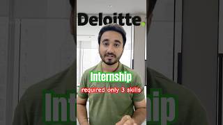 I Tried a Deloitte Internship