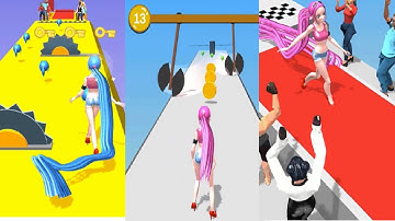 Hair Rush Part 3 New Updates || Max all levels walkthrough gameplay || Android and ios gameplay