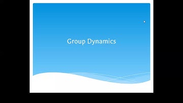 Group Dynamics Workshop Video