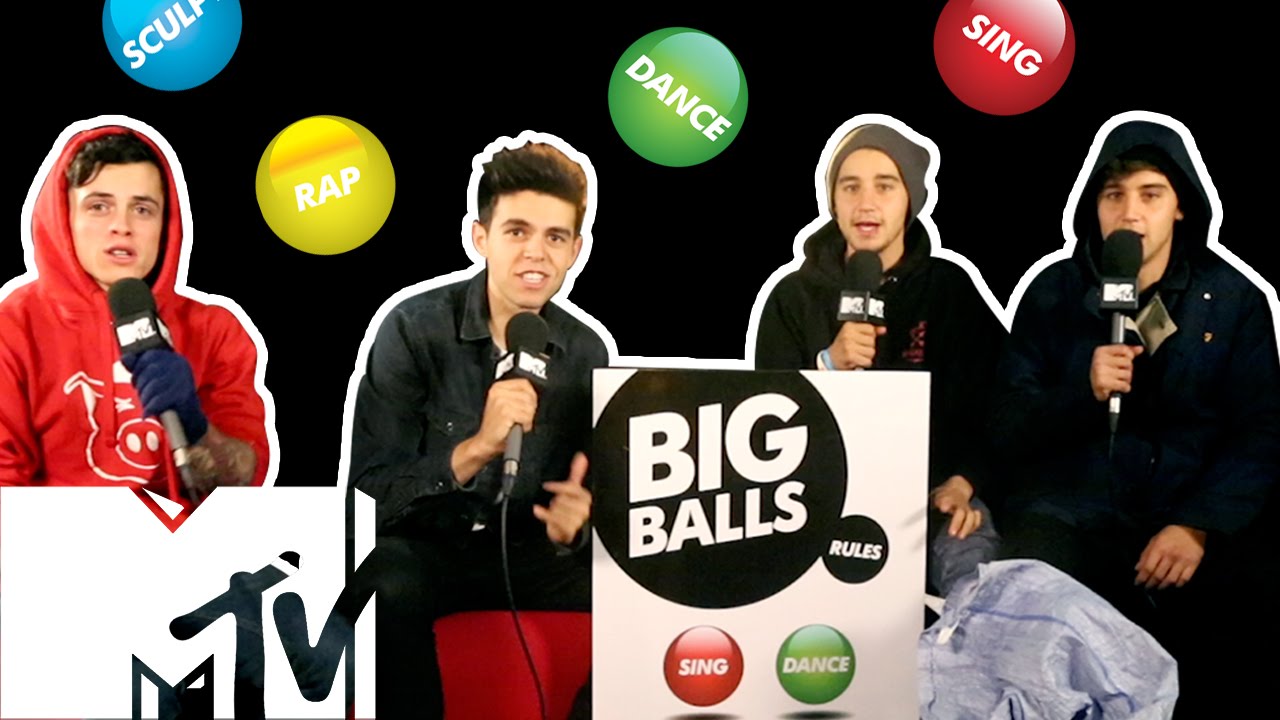 Janoskians Play Around With Mtv S Big Balls Mtv News Youtube