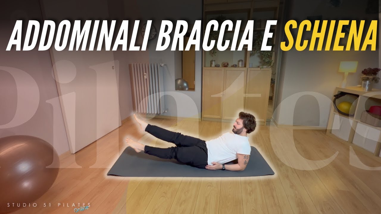 Addominali Braccia e Schiena - Pilates 20 Min.