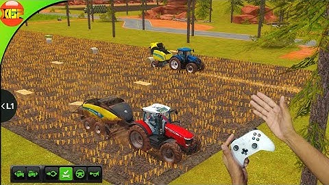 Farming Simulator 18 Multiplayer Gameplay on iPad Pro With Controller Handcam