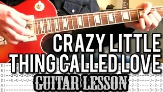 Queen - Crazy Little Thing Called Love Guitar Lesson (With Tabs)