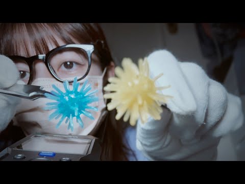 [ASMR] 君に近めでトリガー  / 綿手袋、囁き、マウスサウンド  / trigger, Cotton gloves, whispers, mouth sounds
