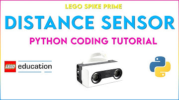 Lego Spike Prime - Distance Sensor Using Python Code Tutorial