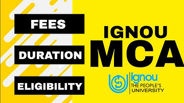 IGNOU MCA ADMISSION || FEES || ELIGIBILITY || DURATION @IGNOUalerts #ignouadmission