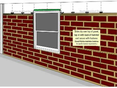 Nichiha Windows And Doors Installation You - Nichiha Vintage Brick Wall Panel Installation