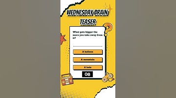 What Gets Bigger the More You Take Away? 🕳️ #riddles #shorts #ytshorts