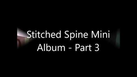 Mini Album Tutorial: How to make a stitched & beaded spine - Part 3