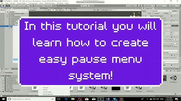 Unity How to make Pause Menu in less 5 Minutes!