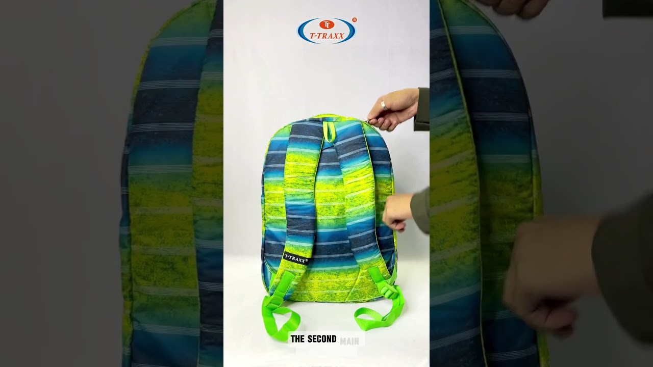 T-Traxx School College Backpack in Cricket Print  #backpack #schoolbag #bag #backtoschool #shorts