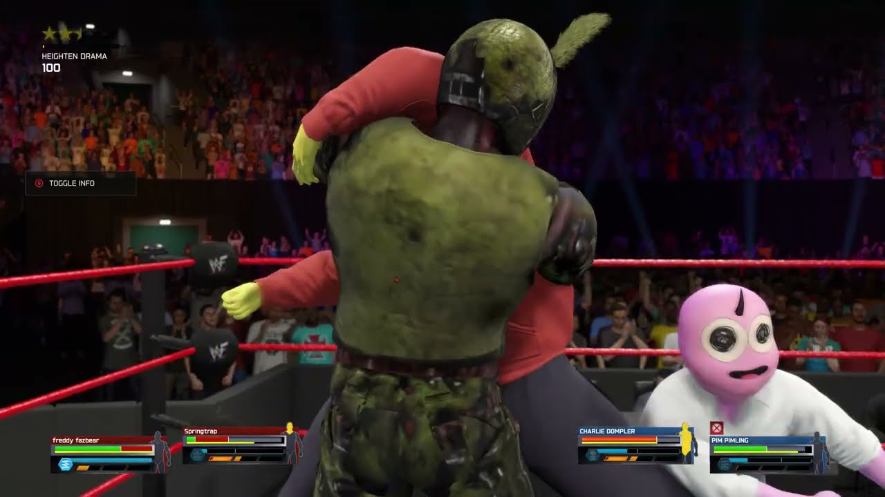 WWE 2K25 Season 6 part 2 The smiling friends vs Freddy and springtrap Jake tag titles