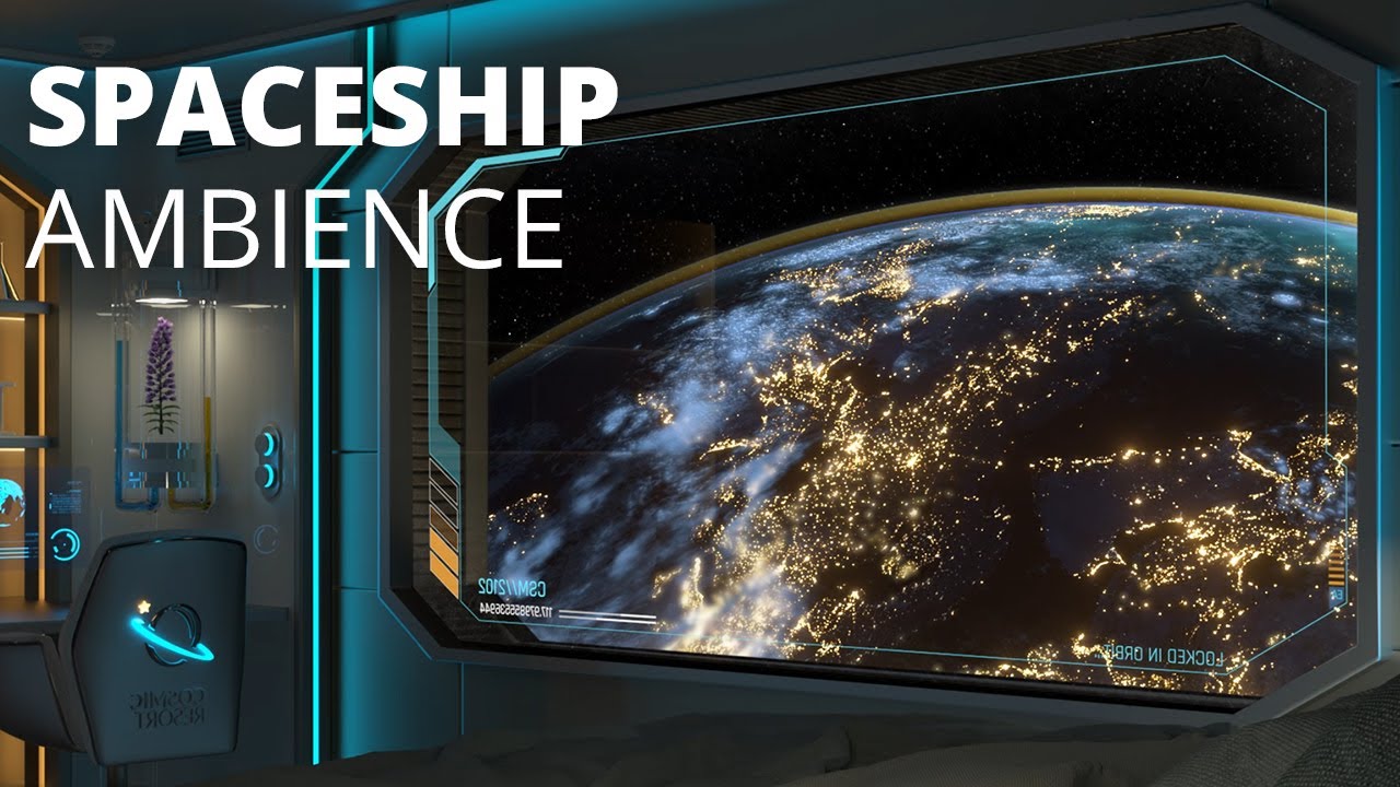 Space Sounds Sleep Earth Orbiting Spaceship Ambience White Noise for ...