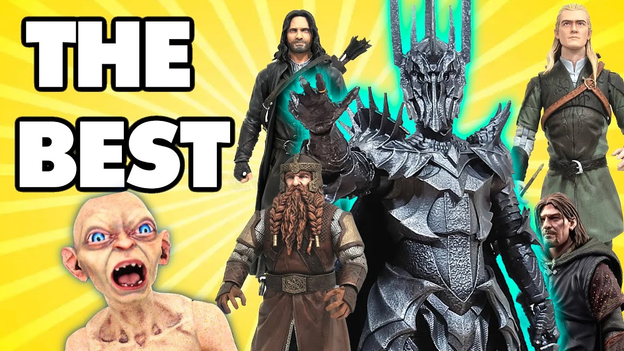 Lord of the Ringsファンタジーキャラクターフィギュアセット10体 THE BEST Lord Of The Rings Figures you can buy - YouTube