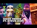 Mega remix ft steve aoki clip officiel  teamfight tactics