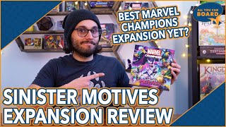 Sinister Motives Expansion REVIEW | Marvel Champions | The Best Expansion Pack so Far?