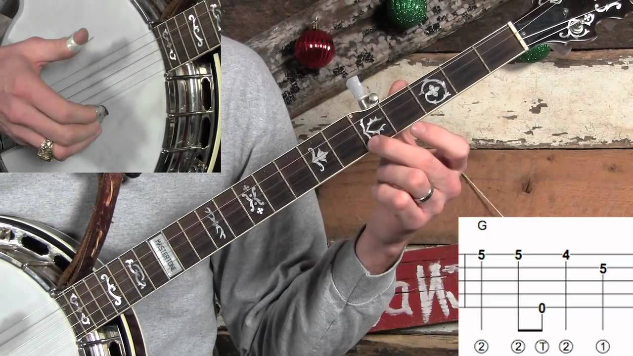 How to Play a Basic Joy to the World Banjo Solo! - YouTube
