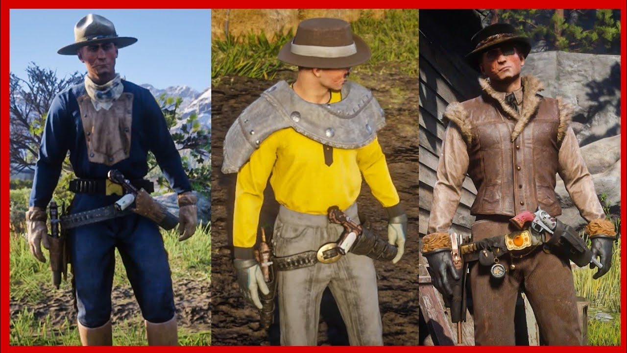 Red Dead Online Good Outlaws Outfits YouTube
