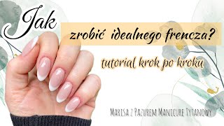 3 proste kroki do uzyskania IDEALNEGO FRENCHA Manicure Tytanowy | Marisa z Pazurem Dip powder nails