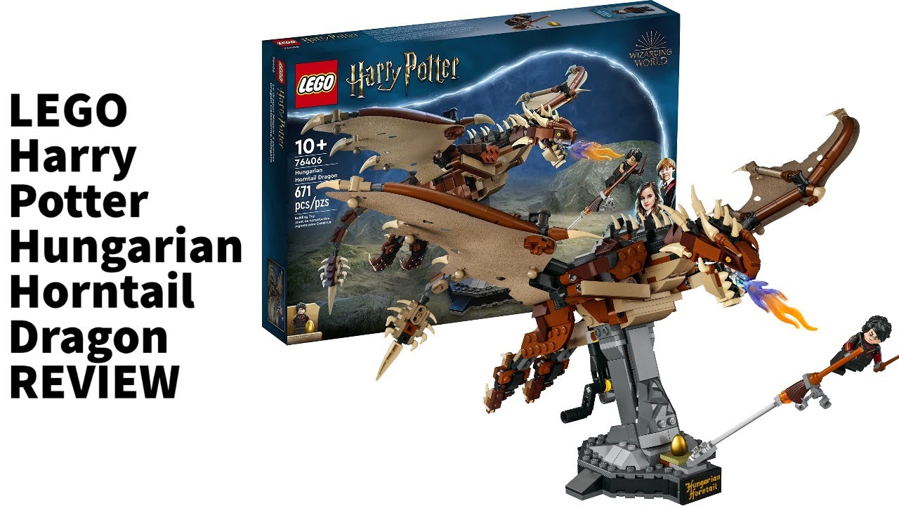 LEGO Harry Potter 76406 Hungarian Horntail Dragon [Review] - The