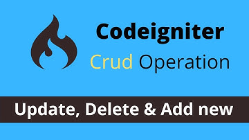 Crud Operation With Mysql Using Codeigniter
