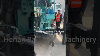 The customized light blue RCF280C drilling rig has now completed all testing. #drillingrig  #machine