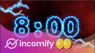 ⚡ Electric Timer ⚡ 8 Minute Countdown | Visit INCOMIFY