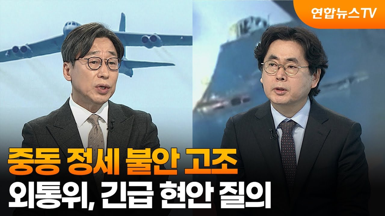 [뉴스포커스] 중동 정세 불안 고조…외통위, 긴급 현안 질의 / 연합뉴스TV (YonhapnewsTV)