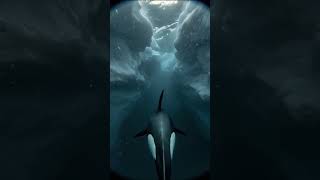 This Orca Discovered Dozens of Ships Trapped Under Arctic Ice #pov #animal #orca