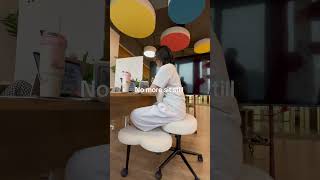 I Tried the ADHD Chair Everyone is Talking About 😱 | Nost &amp; Host Cross Legged Chair Honest Review