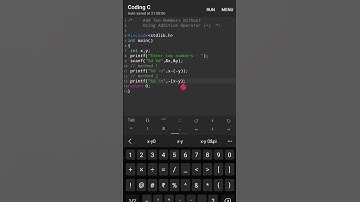 Tricky C program  ||  Add Two Numbers Without Using Addition Operator (+)